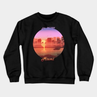 Miami JUN.1984 Crewneck Sweatshirt